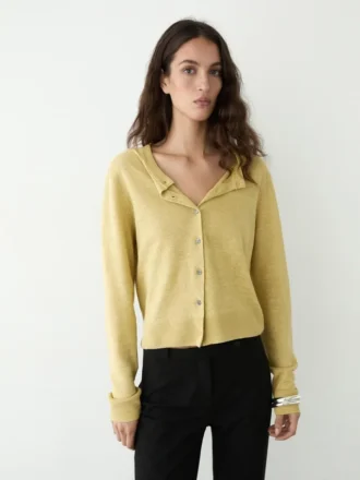 Leinen-Cardigan