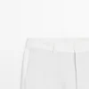 Leinenhose mit konischer Passform Leinenhose mit konischer Passform
