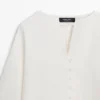 Leinenjacke mit Knopfdetails