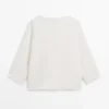 Leinenjacke mit Knopfdetails