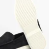 Loafer aus Spaltleder mit Mokassin-Spitze Loafer aus Spaltleder mit Mokassin-Spitze