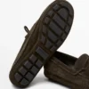 Loafer aus Spaltveloursleder mit Fransen und Quasten Loafer aus Spaltveloursleder mit Fransen und Quasten