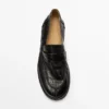 Loafer mit Krokodilprägung Loafer mit Krokodilprägung