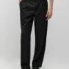 Locker sitzende Hose aus kühler Wollmischung mit Abnähern Locker sitzende Hose aus kühler Wollmischung mit Abnähern