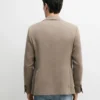 Maßgeschneiderter Leinen-Blazer mit Taschendetails