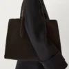 Maxi Md Icon Tote Bag aus Spaltleder