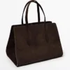 Maxi Md Icon Tote Bag aus Spaltleder