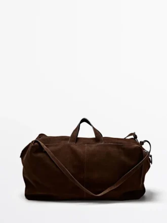 Maxi-Reisetasche aus Wildleder
