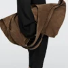 Maxi-Tasche aus Spaltleder Maxi-Tasche aus Spaltleder