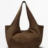 Maxi-Tasche aus Spaltleder Maxi-Tasche aus Spaltleder