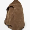 Maxi-Tasche aus Spaltleder Maxi-Tasche aus Spaltleder