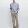 Melange-Baumwoll-Hemd in Regular-Fit Melange-Baumwoll-Hemd in Regular-Fit