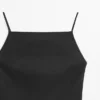 Midi-Kleid aus 100 % Leinen