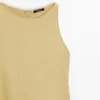 Midi-Kleid aus Leinen mit Neckholder Midi-Kleid aus Leinen mit Neckholder