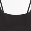 Midi-Kleid aus Leinen mit Trägern Midi-Kleid aus Leinen mit Trägern