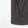 Midi-Kleid mit plissierten Schulterdetails