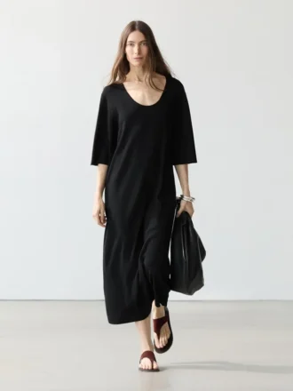 Midi-Kleid mit Ärmel-Detail