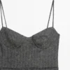 Midi-Kleid mit Trägern