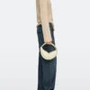 Mini-Halbmondtasche aus Nappaleder Mini-Halbmondtasche aus Nappaleder