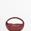 Mini-Halbmondtasche aus Nappaleder Mini-Halbmondtasche aus Nappaleder