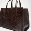 Mini-Md-Icon-Tasche aus strukturiertem Leder