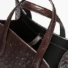 Mini-Md-Icon-Tasche aus strukturiertem Leder