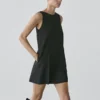 Minikleid aus Wollmischgewebe