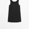 Minikleid aus Wollmischgewebe
