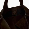 Mittlere Damenhandtasche aus Spaltleder Mittlere Damenhandtasche aus Spaltleder