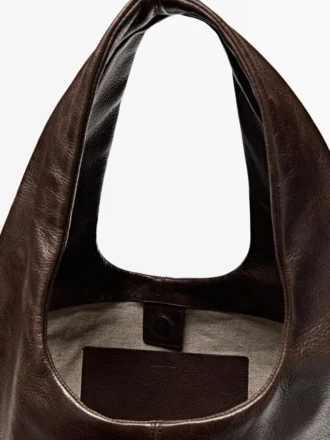 Mittlere Nappaleder-Tasche Mittlere Nappaleder-Tasche