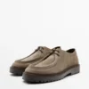 Moc-Toe-Schuhe aus geteiltem Wildleder Moc-Toe-Schuhe aus geteiltem Wildleder