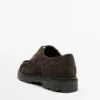 Moc-Toe-Schuhe aus geteiltem Wildleder Moc-Toe-Schuhe aus geteiltem Wildleder