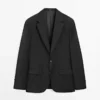 Nadelstreifen-Blazer aus Cool Wool Nadelstreifen-Blazer aus Cool Wool