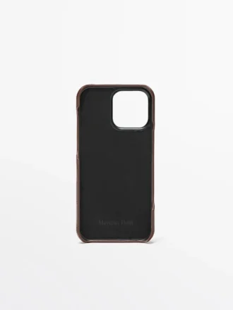 Nappaleder-Hülle für iPhone 16 Pro Max