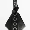 Nappaleder-Tasche mit Ösen Nappaleder-Tasche mit Ösen