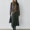Nappalederjacke mit Lammfellkragen Nappalederjacke mit Lammfellkragen