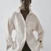 Overshirt aus 100 % Leinen im Waffelstrick Overshirt aus 100 % Leinen im Waffelstrick