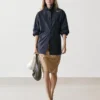 Overshirt aus Baumwollmischung mit Tasche Overshirt aus Baumwollmischung mit Tasche