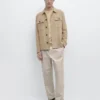 Overshirt aus Wildleder
