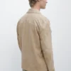 Overshirt aus Wildleder