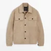 Overshirt aus Wildleder