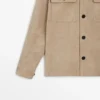 Overshirt aus Wildleder