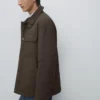 Overshirt mit Taschen und Kragen Overshirt mit Taschen und Kragen