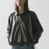 Oversize-Jacke aus Nappaleder Oversize-Jacke aus Nappaleder