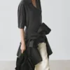 Oversize-Pullover aus Seiden- und Wollmischung