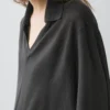 Oversize-Pullover aus Seiden- und Wollmischung