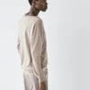 Oversize-Strickpullover mit V-Ausschnitt Oversize-Strickpullover mit V-Ausschnitt