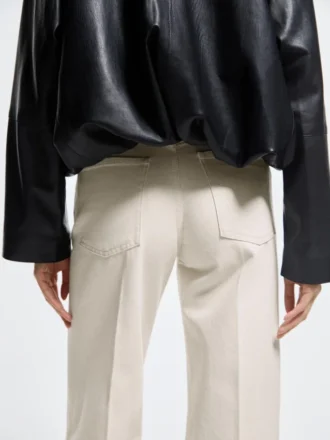 Palazzo-Jeans mit hoher Taille