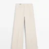 Palazzo-Jeans mit hoher Taille