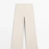 Palazzo-Jeans mit hoher Taille